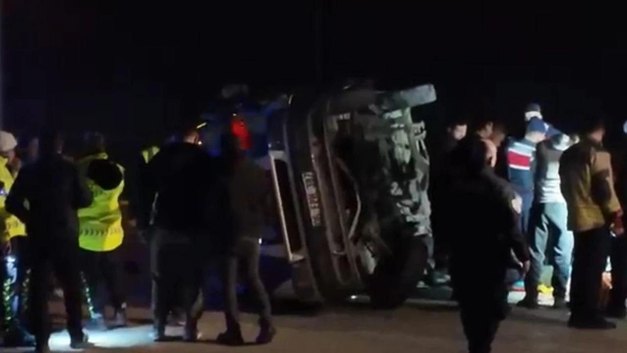 Ankara’da korkunç kaza: 2 ölü, 12 yaralı