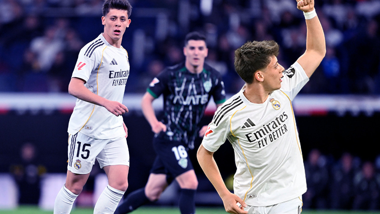 Arda Güler orta sahanın gerisinden golü attı: Puskas hayırlı olsun