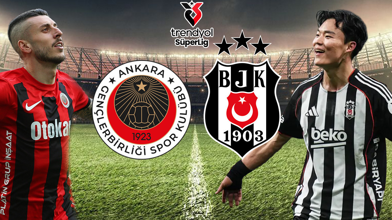 Gençlerbirliği-Beşiktaş maçının ilk 11’leri belli oldu