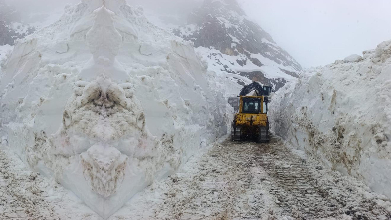 Hakkari’de Mart ortasında kar yağışı: 56 Yerleşim yerinin yolu kapandı