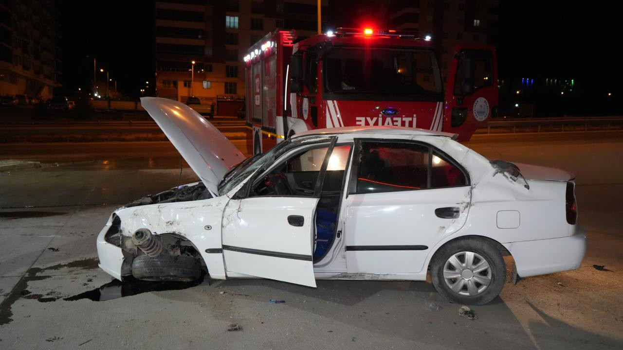 Kırıkkale’de otomobil takla attı: 1 kişi yaralandı