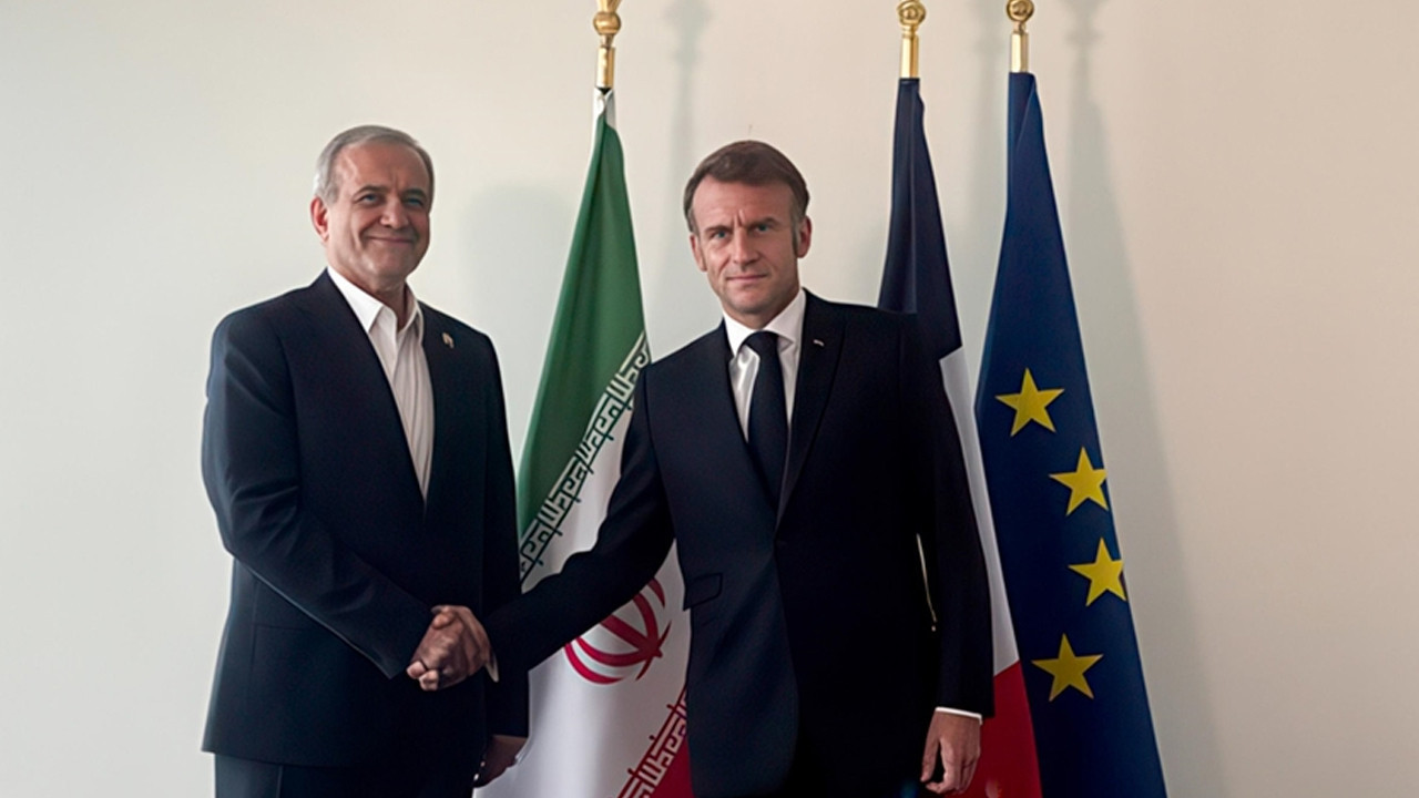 Pezeşkiyan ile Macron görüştü