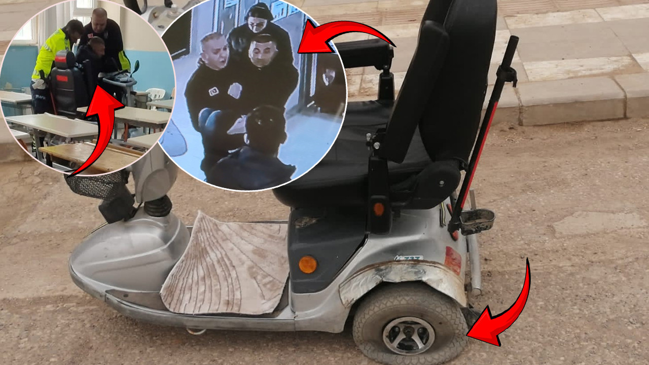 Sınav yolunda büyük talihsizlik: Lastiği patladı umudu kırıldı: Türk polisi Hızır gibi yetişti