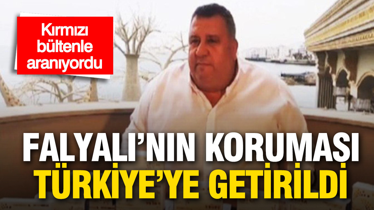 Yurt dışında yakalanmıştı: Halil Falyalı’nın koruması Türkiye’ye getirildi