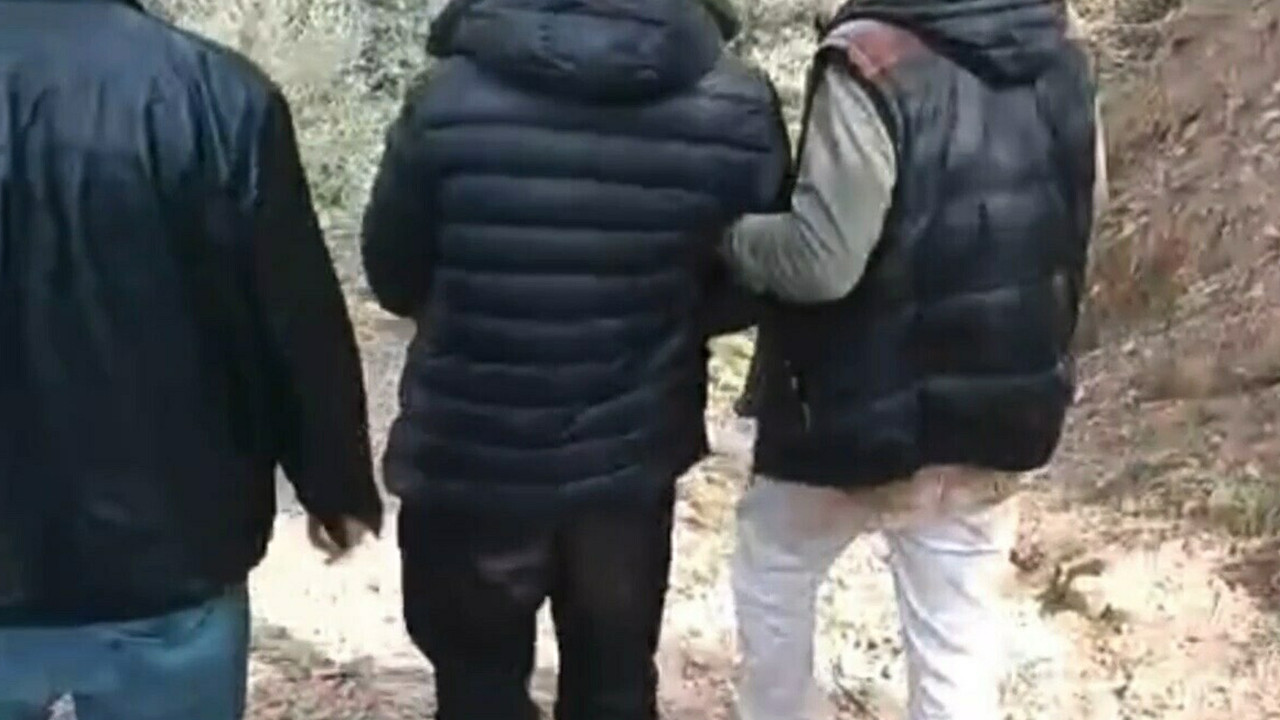 Firari hükümlü kovalamaca sonucu dağlık alanda yakalandı