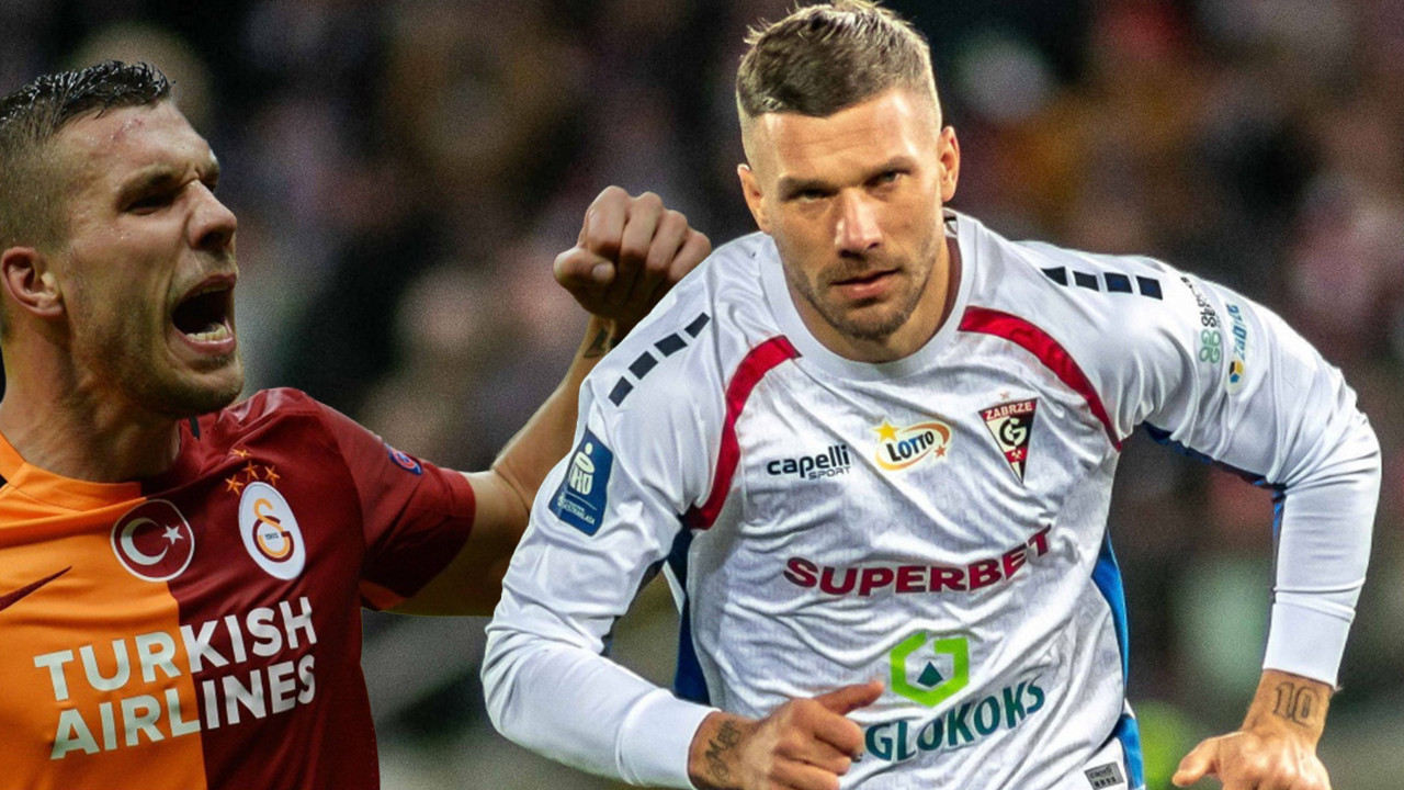 Galatasaray'ın eski yıldızı Podolski Polonya'da gündem oldu: Rakibi yumrukladı