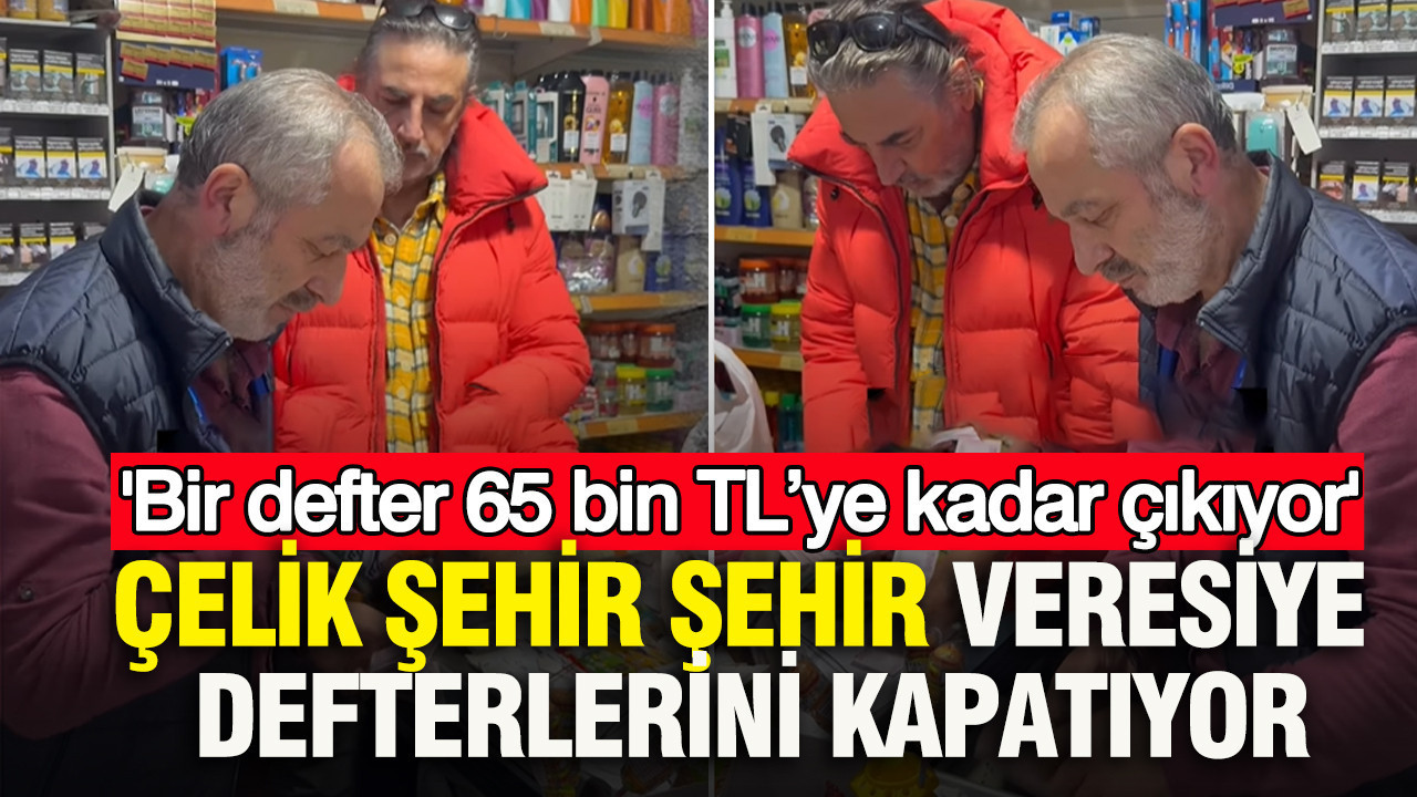 Şarkıcı Çelik şehir şehir veresiye defterlerini kapatıyor: Bir defter 65 bin TL’ye kadar çıkıyor