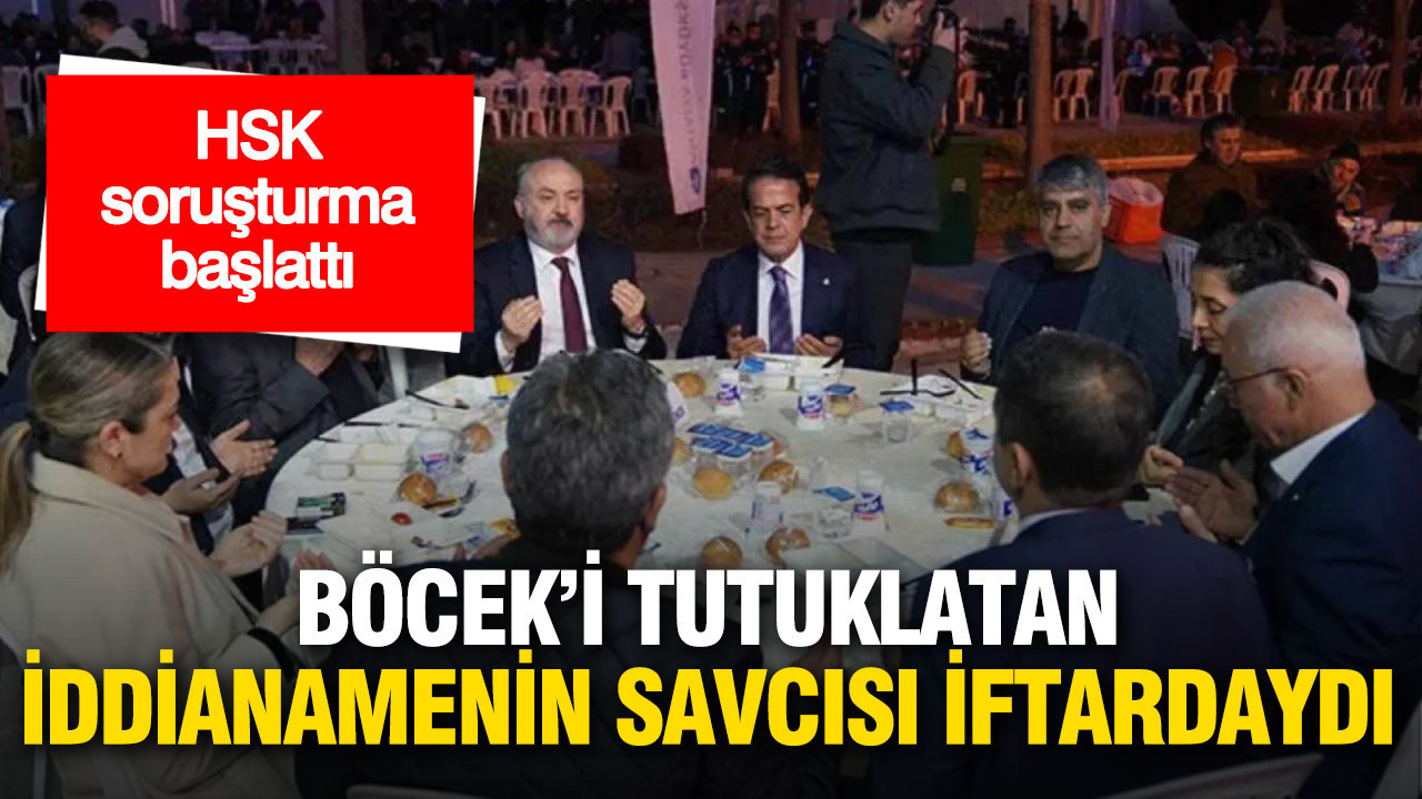 Tutuklu Böcek için edilen duaya katılan başsavcı vekili hakkında HSK harekete geçti