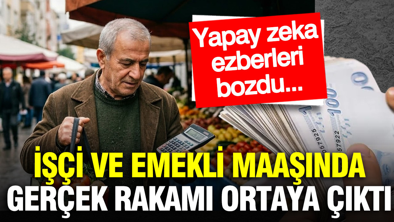 Yapay zeka ezberleri bozdu: Asgari ücret ve emekli maaşında 20 yıllık gerçek rakamı açıkladı