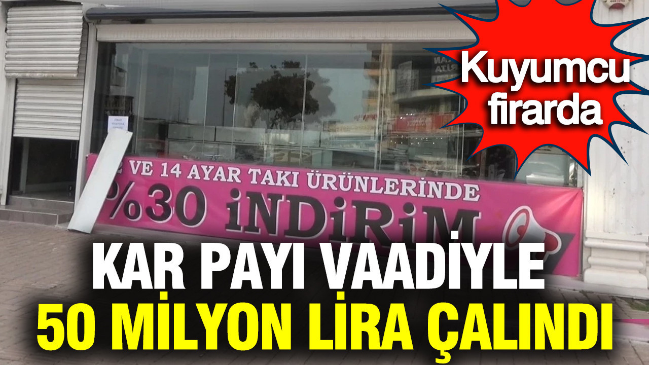 Antalya Döşemealtı'nda kuyumcu vatandaşları 50 milyon lira dolandırdı