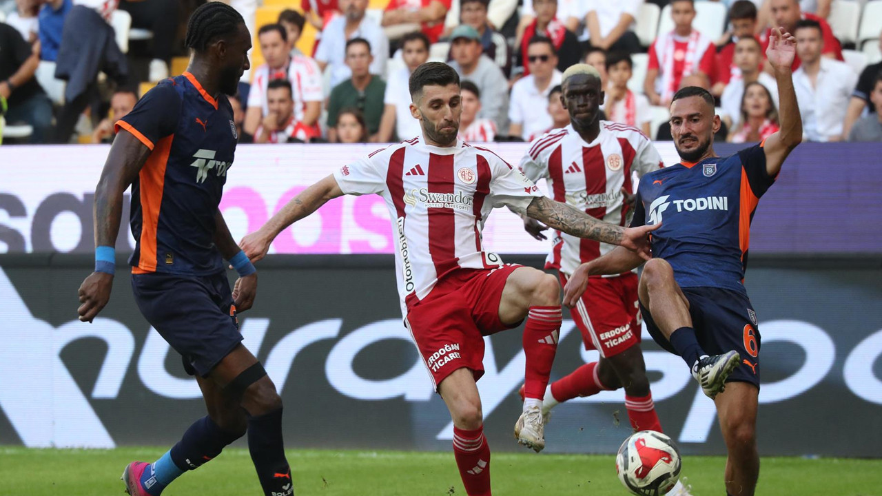Antalyaspor, deplasmanda Başakşehir ile karşılaşacak