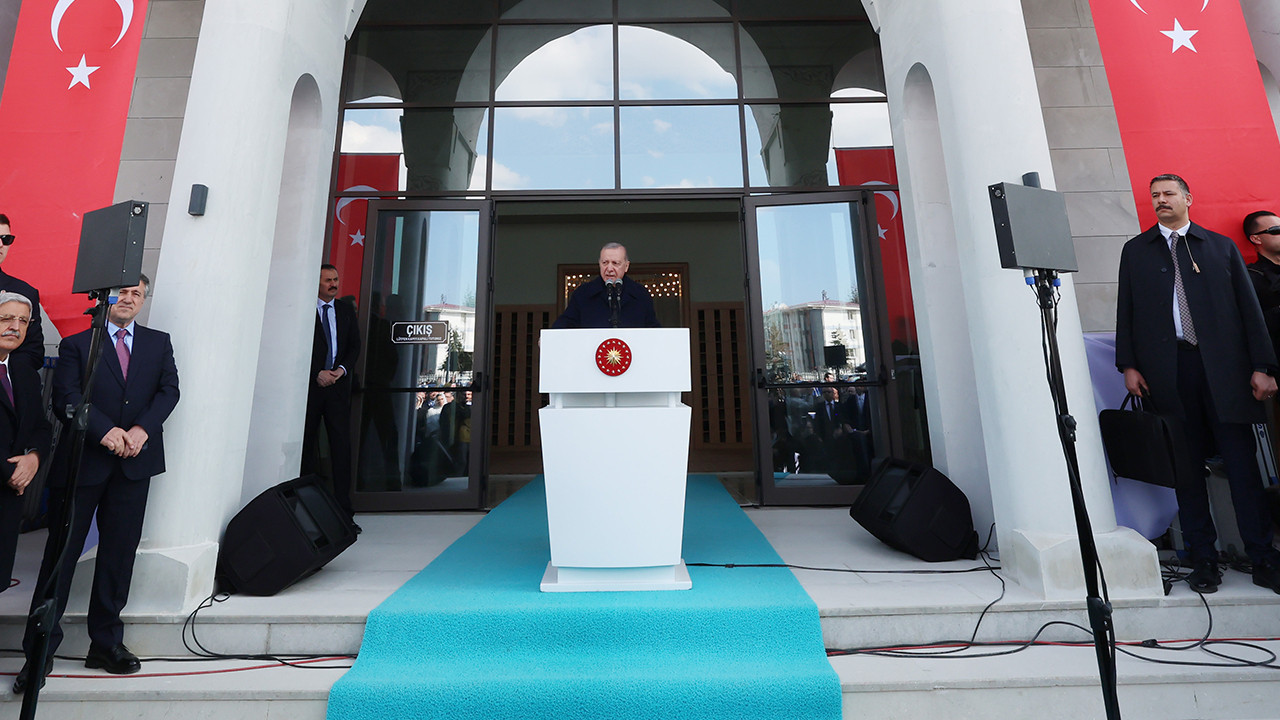 Erdoğan, Ankara'da Hacı İbrahim Demir Camisi açılışında konuştu