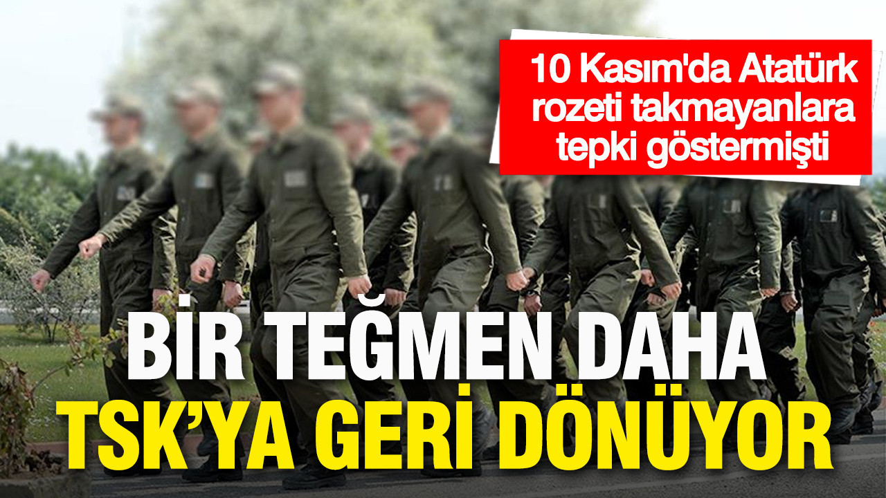 İhraç edilen bir teğmen daha TSK'ya geri dönüyor: Mahkeme resmen açıkladı