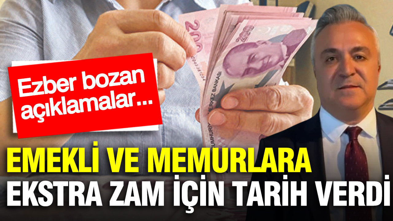 SGK uzmanı Özgür Erdursun emekli ve memurlara ekstra zam için tarih verdi
