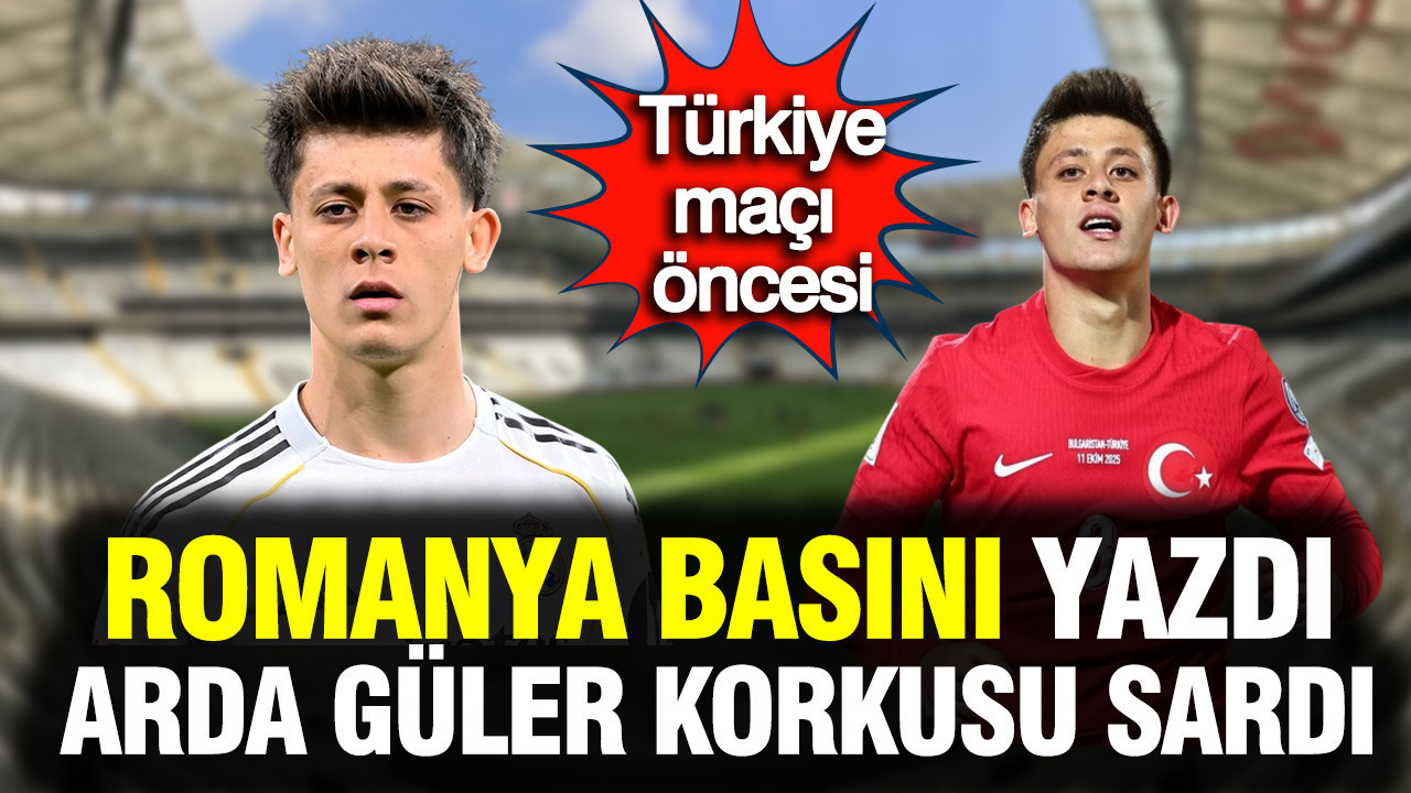 Türkiye maçı öncesi Romanya'yı Arda Güler korkusu sardı: Manşetlere taşıdılar