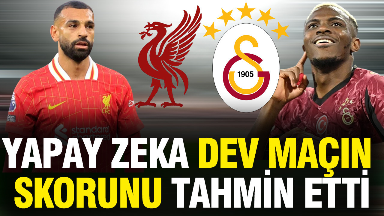 Yapay zeka Liverpool-Galatasaray maçının skorunu tahmin etti