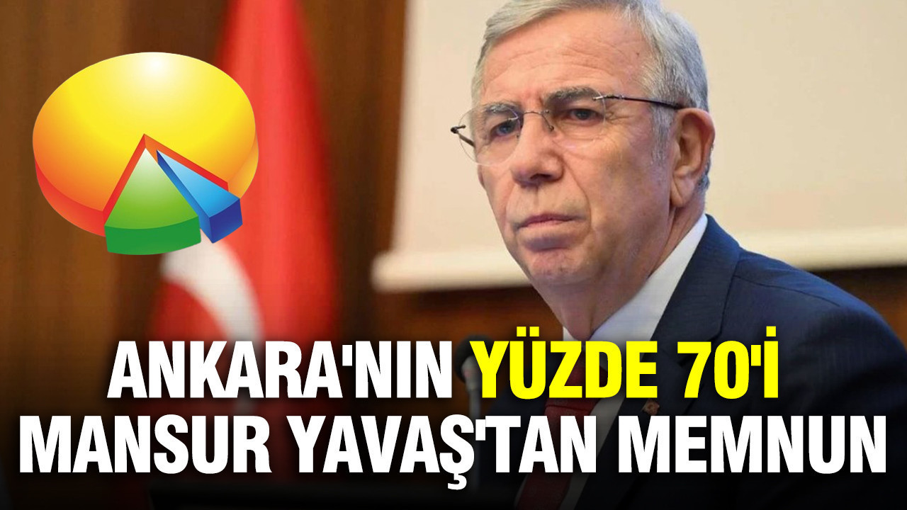 Yeni anket AREA Araştırma'dan: Ankara'nın yüzde 70,6'sı Mansur Yavaş'tan memnun