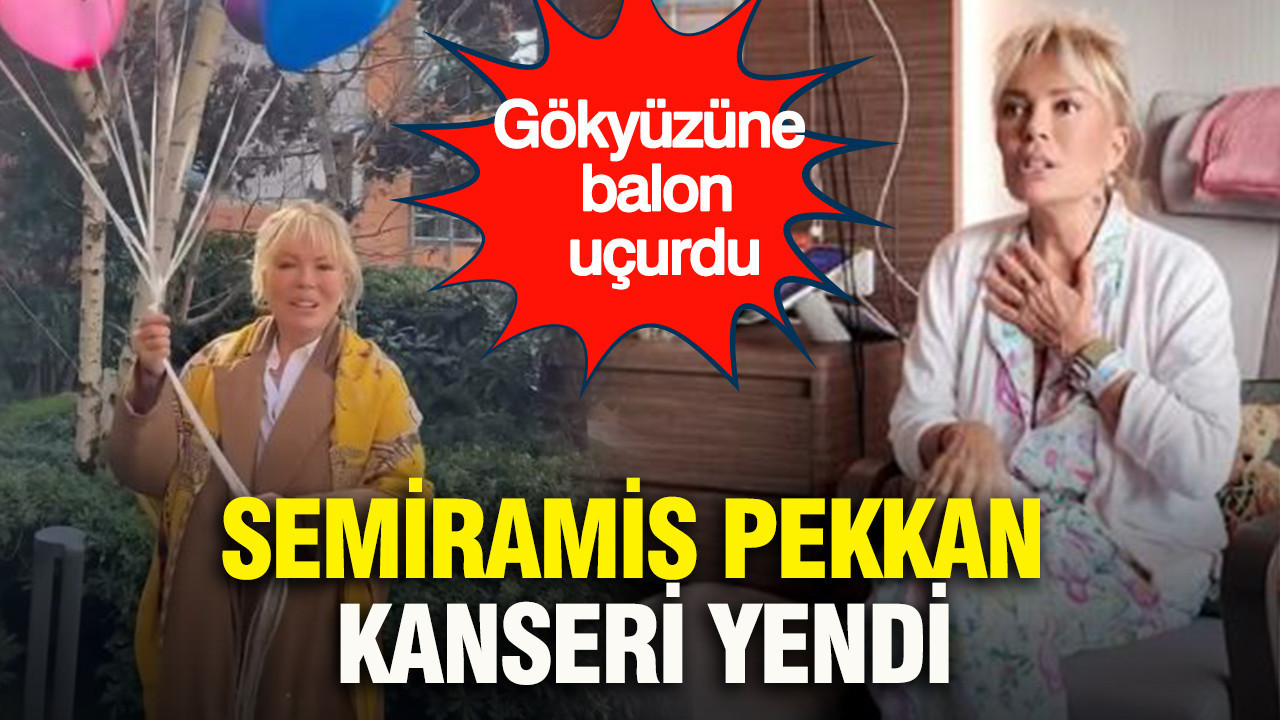 Ajda Pekkan’ın kardeşi Semiramis Pekkan kanseri yendi: Gökyüzüne balon uçurdu