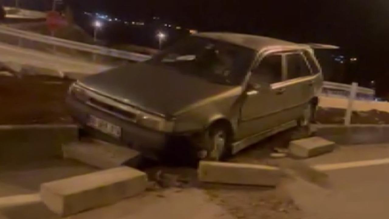 Ehliyetsiz sürücü kaza yaptı: 80 bin lira ceza kesildi