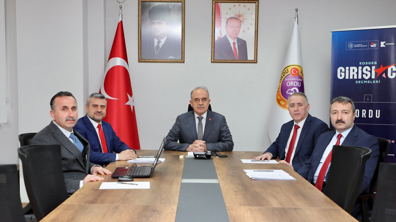 Vali Erol, KOSGEB’in İş Geliştirme Desteği Değerlendirme Toplantısına katıldı