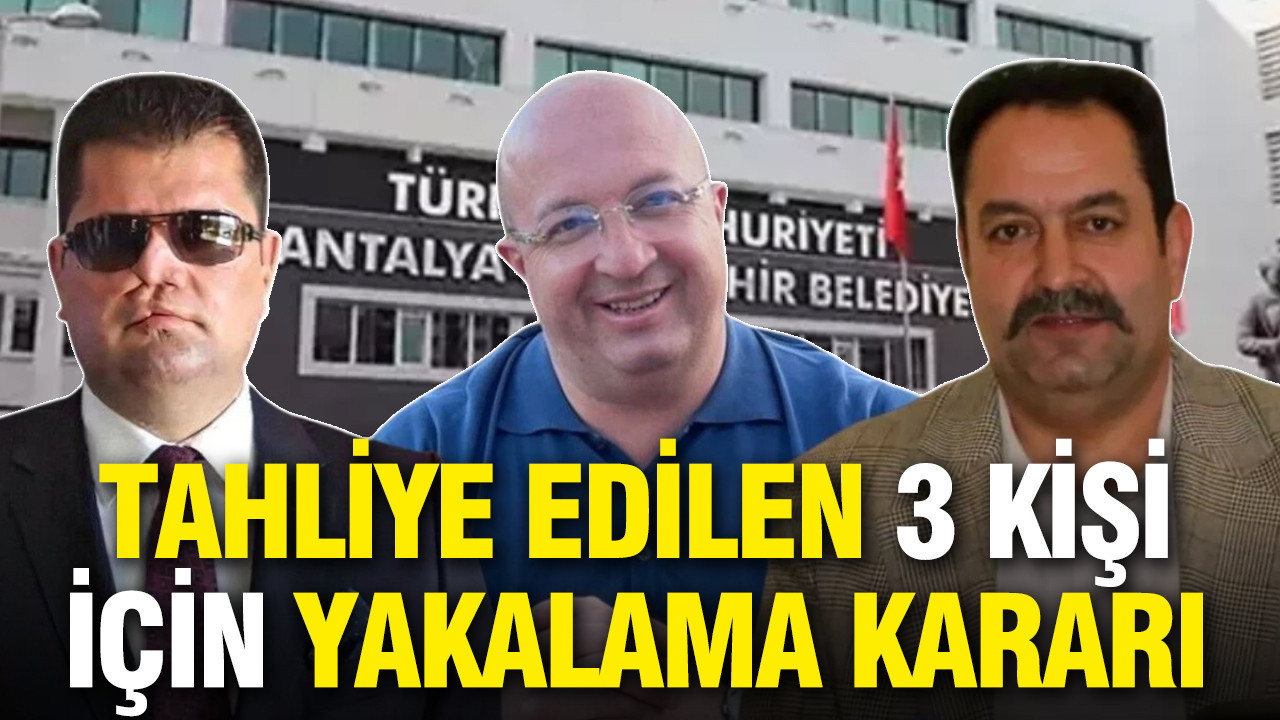Tahliye edilen 3 kişi için yakalama kararı