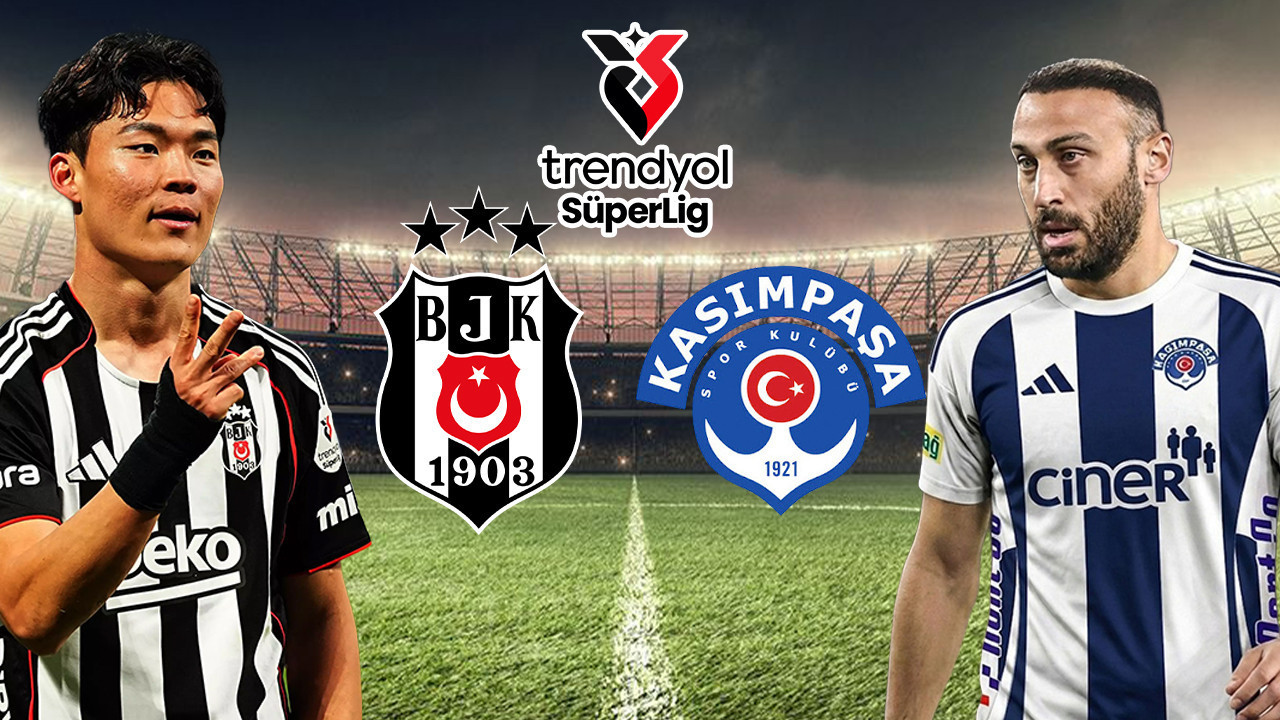 Beşiktaş-Kasımpaşa maçının ilk 11'leri belli oldu