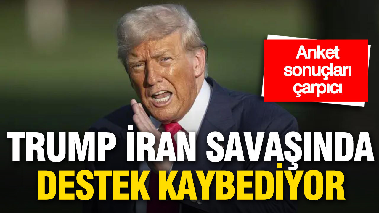 Anket sonuçları çarpıcı: Trump İran savaşında destek kaybediyor
