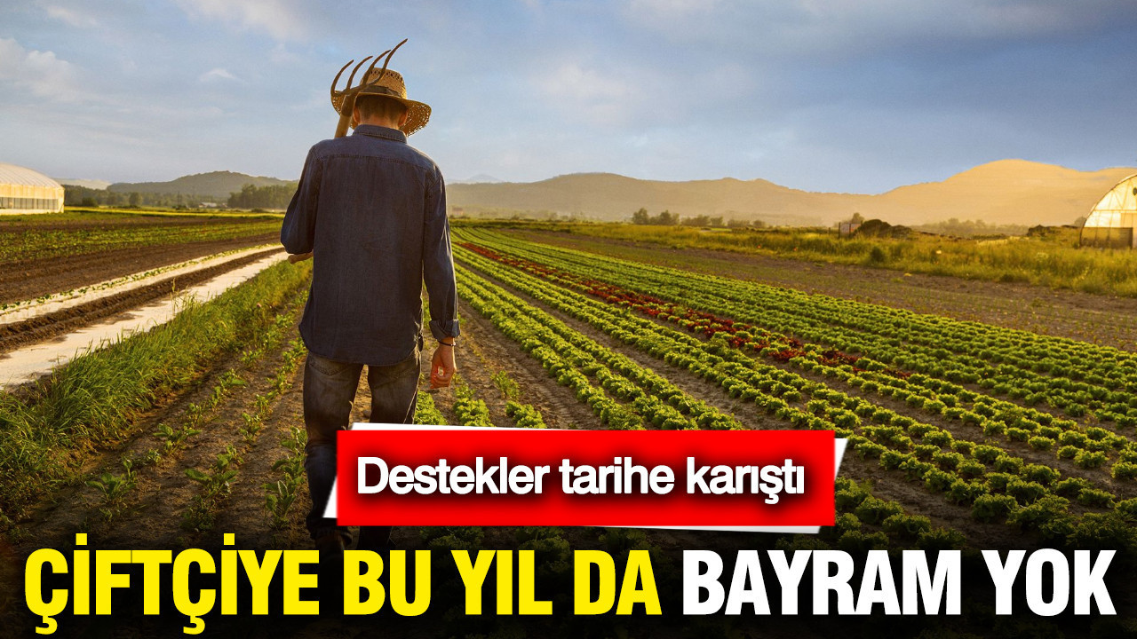 Destekler tarihe karıştı: Çiftçiye bu yıl da bayram yok