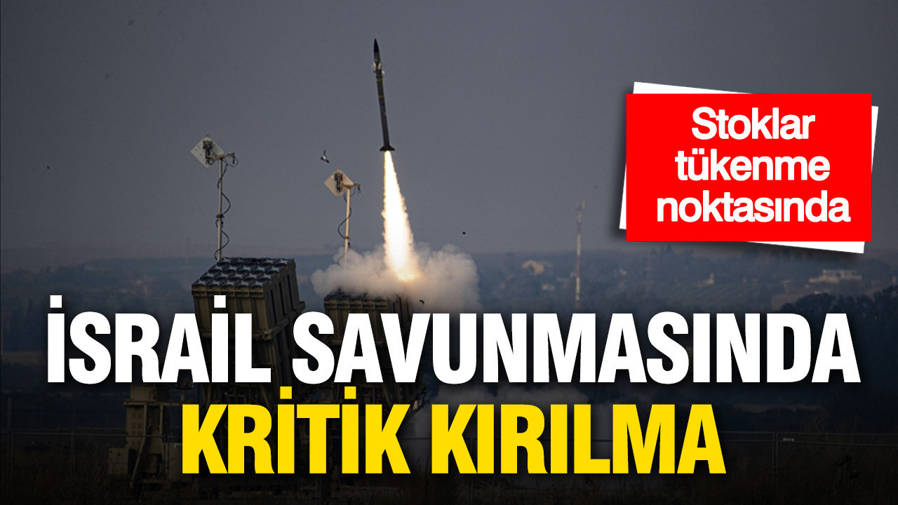 İsrail savunmasında dikkat çeken iddia: Stoklar alarm veriyor