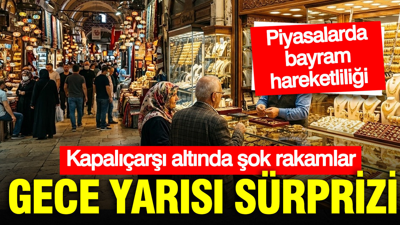 Kapalıçarşı altın fiyatlarında sürpriz rakamlar: Piyasada bayram haraketliliği… Kimse inanamadı