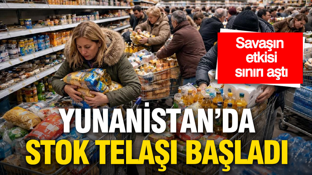 Savaşın etkisi sınırı aştı: Yunanistan’da stok telaşı başladı