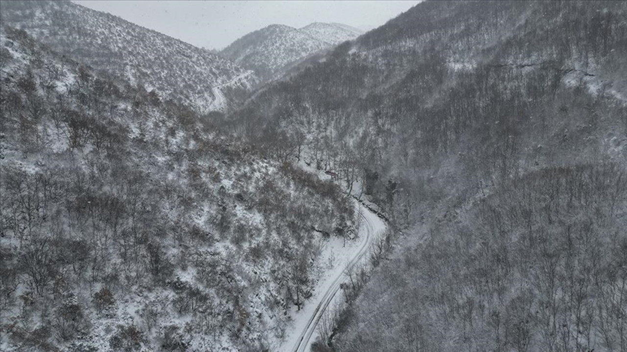 Tekirdağ'da Ganos Dağı beyaza büründü