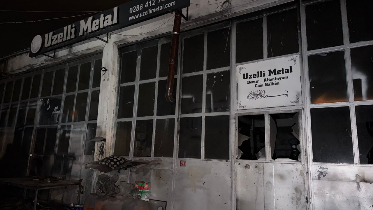 Demirci dükkânında patlama: Tiner faciası 1 can aldı