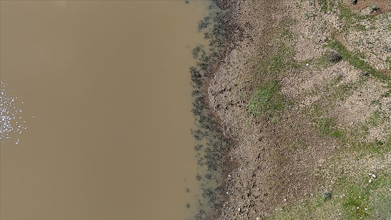 Kuruyan gölet yağışla dirildi: Taşlık’a can suyu geldi