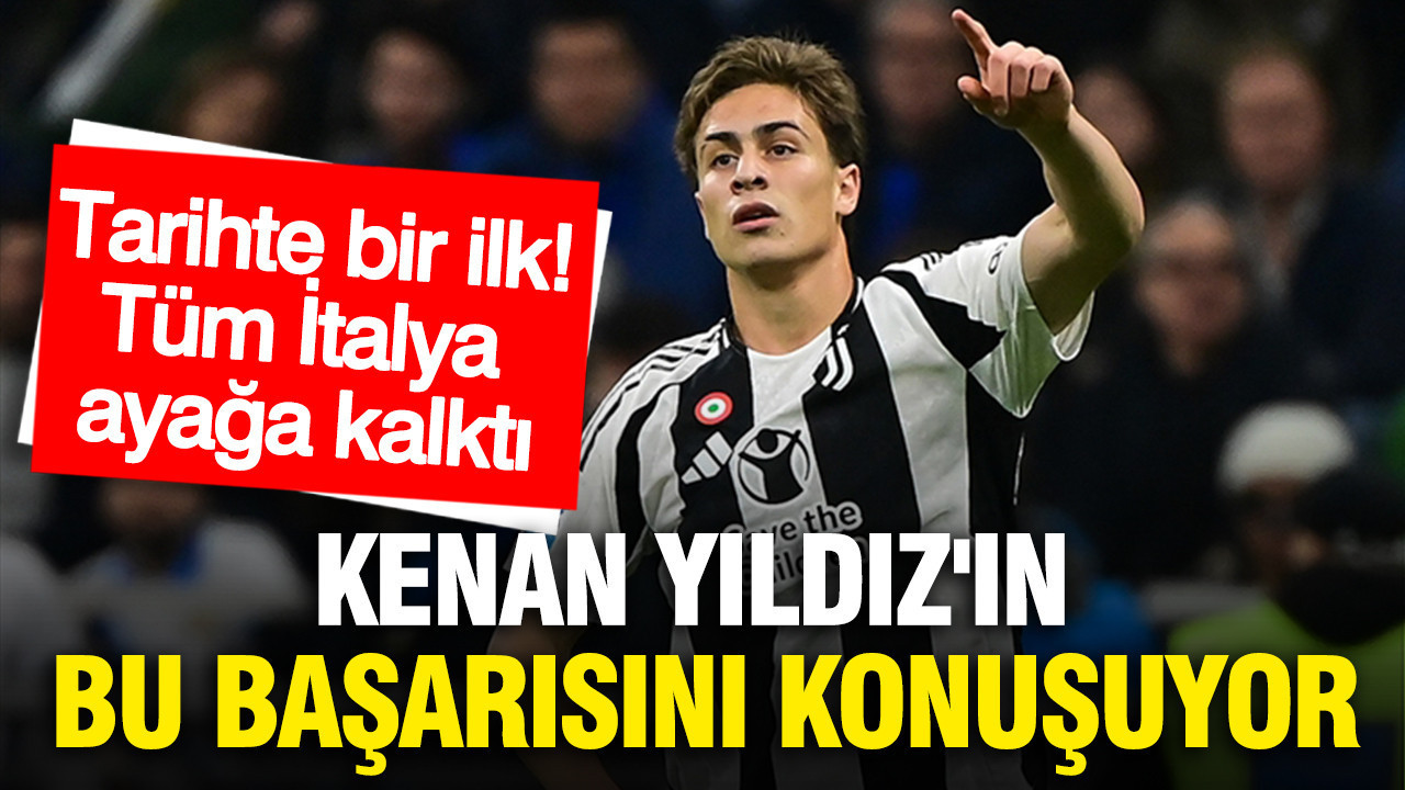 Tarihte bir ilk: Tüm İtalya ayağa kalktı, Kenan Yıldız'ın bu başarısını konuşuyor