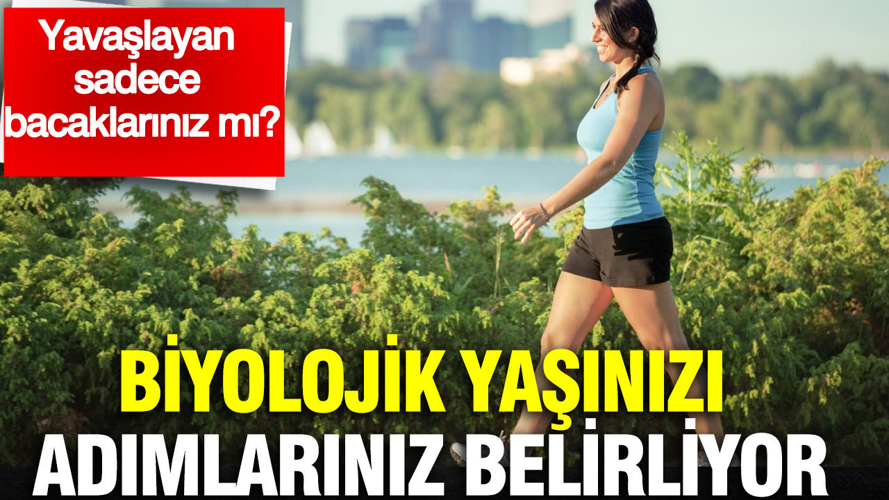 Biyolojik yaşınızı adımlarınız belirliyor