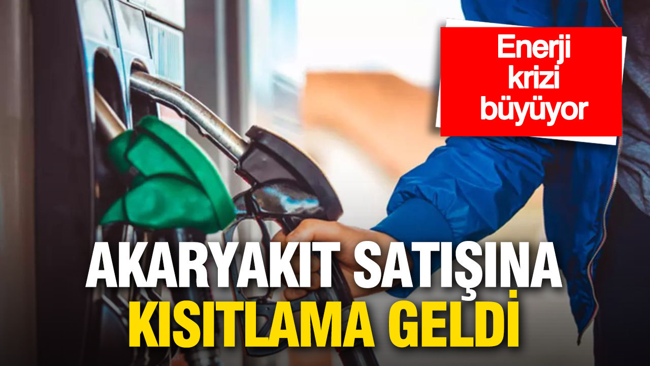 Enerji krizi büyüyor: Bir ülkede akaryakıt satışına kısıtlama başladı