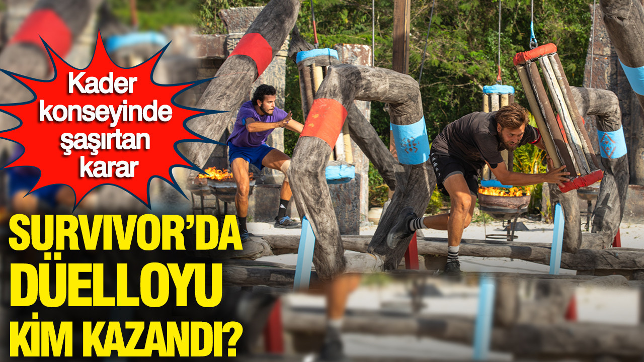 Survıvor'da Engincan, Serhan düellosunu kim kazandı: Kader konseyinde mavi takımın kararı ne oldu
