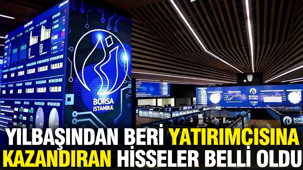 Yılbaşından beri yatırımcısına en çok kazandıran hisseler belli oldu