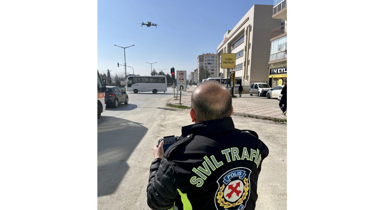 Bozüyük'te bayram boyunca drone destekli trafik de…
