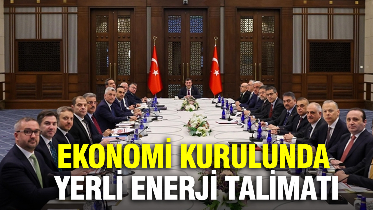 Ekonomi kurulunda yerli enerji talimatı