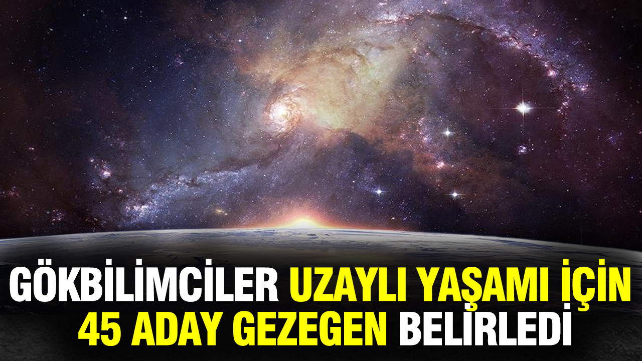 Gökbilimciler uzaylı yaşamı için 45 aday gezegen belirledi
