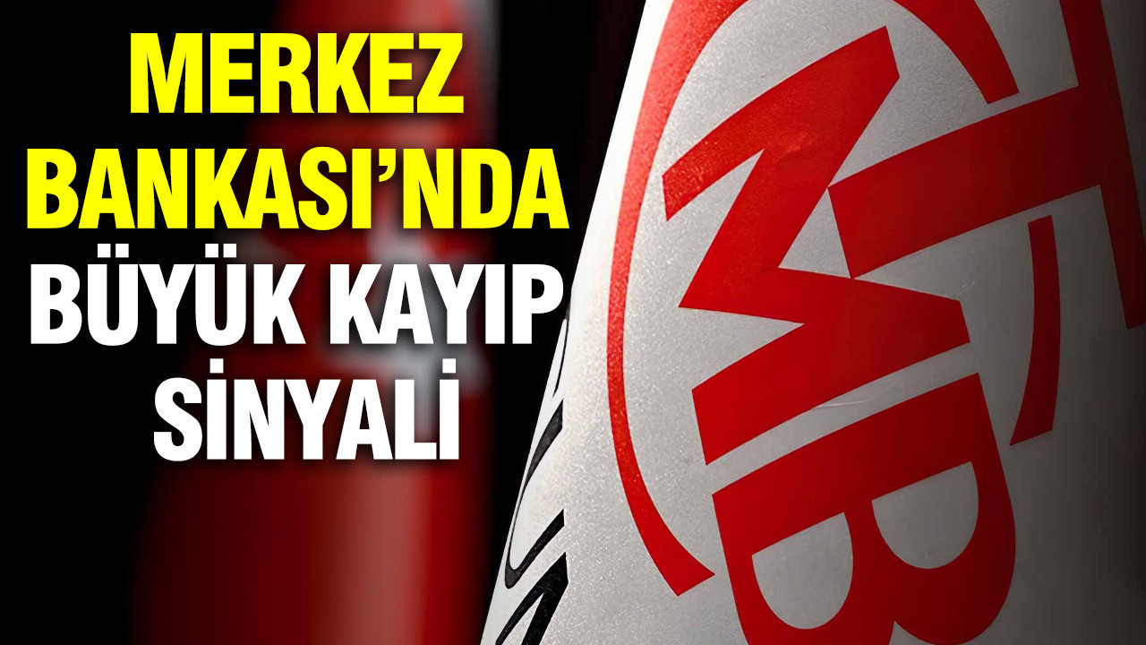 Merkez Bankası’nda büyük kayıp sinyali: Güven endeksi azaldı