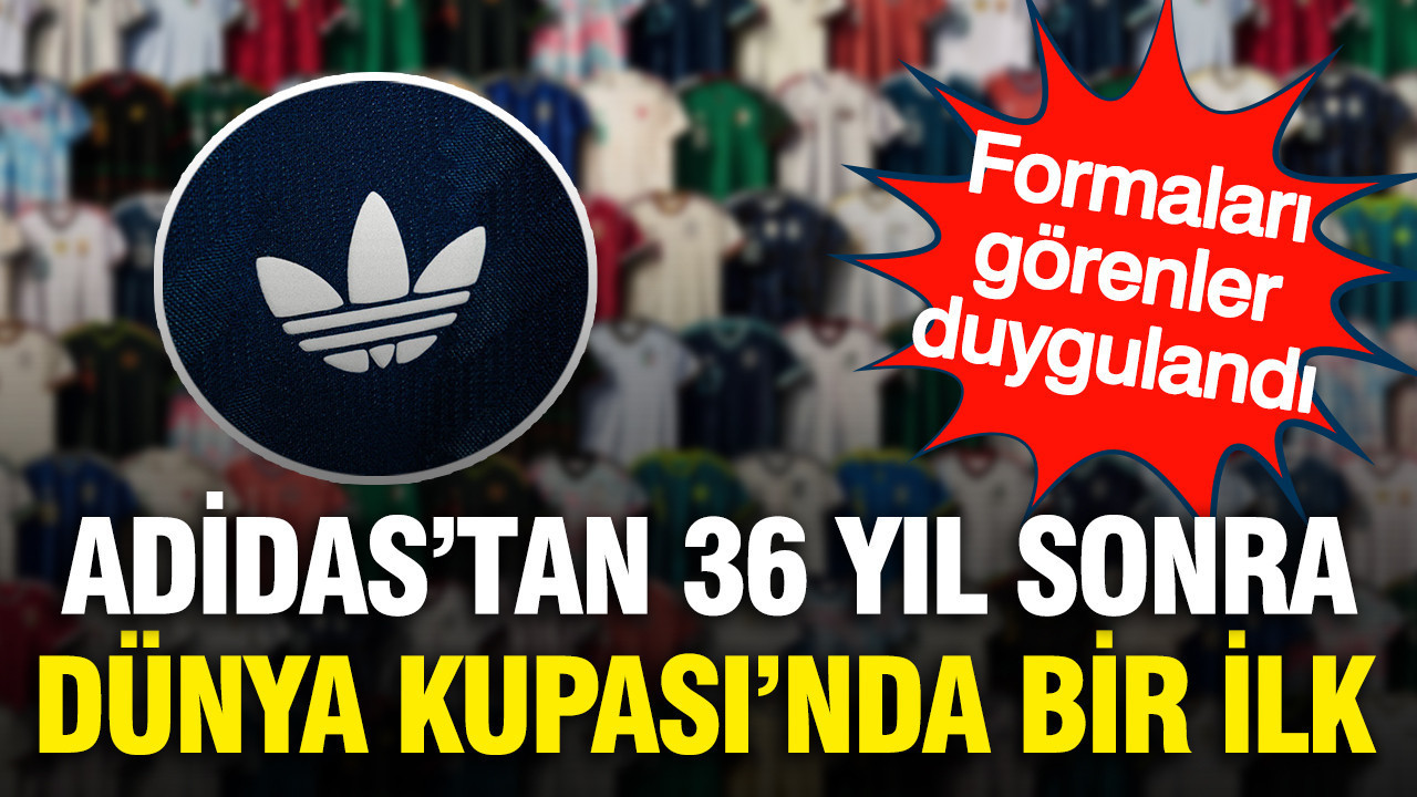 Adidas'tan 36 yıl sonra Dünya Kupası'nda bir ilk: Görenler duygulandı