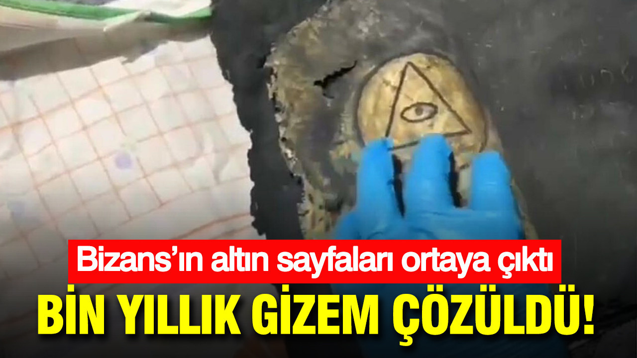 Aydın’da bin yıllık gizem çözüldü: Bizans’ın altın sayfaları ortaya çıktı