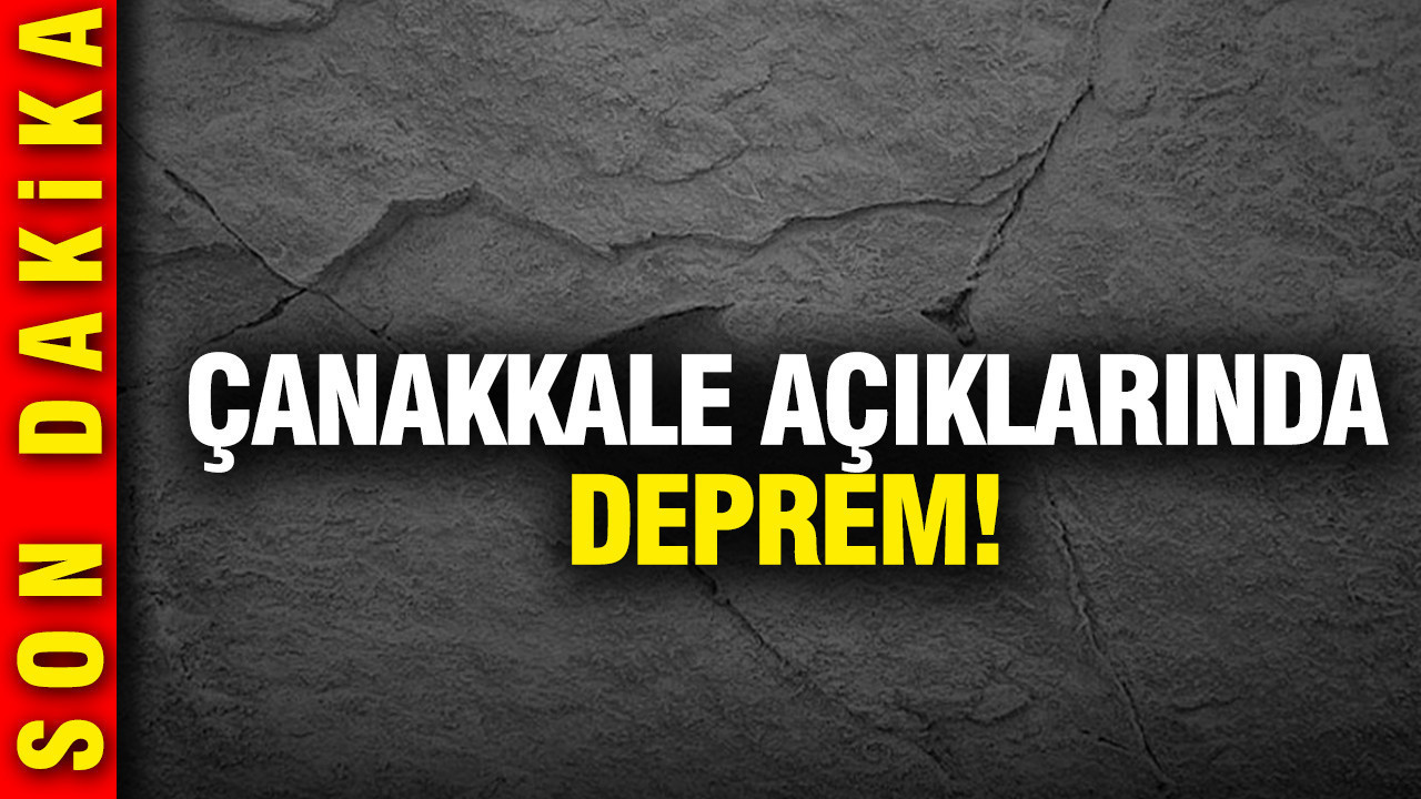 Çanakkale açıklarında deprem (25.03.2026)