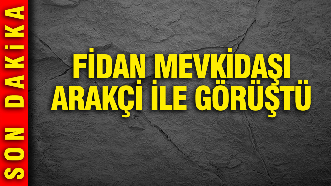 Fidan, İranlı mevkidaşı Arakçi ile görüştü