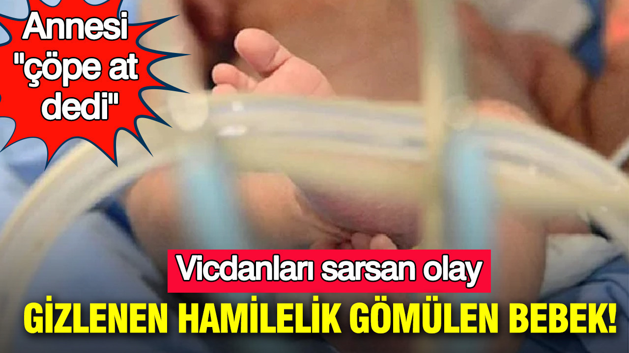 Gizlenen hamilelik gömülen bebek: Vicdanları sarsan olay: Annesi “çöpe at dedi”