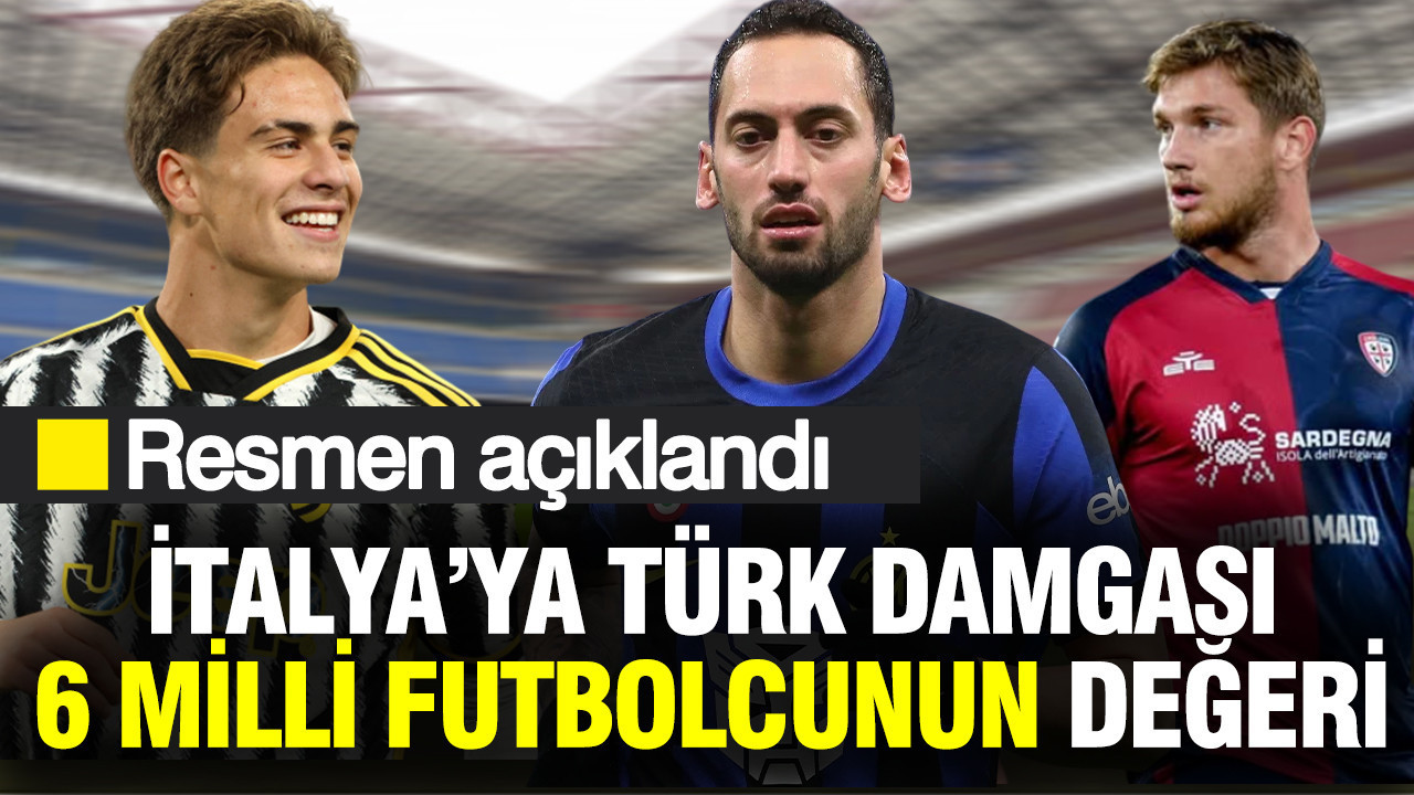 İtalya’da Türk damgası: Serie A’da 6 milli futbolcunun piyasa değerleri açıklandı