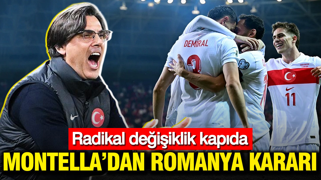 Montella’dan Romanya kararı: Radikal değişiklik kapıda
